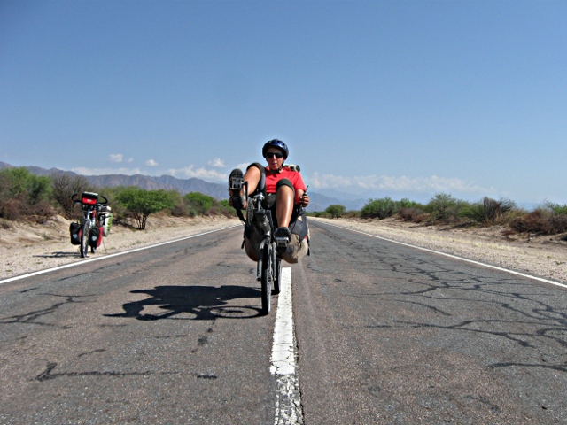 2012 - A vélo couché de Lima à Santiago. Argentine.